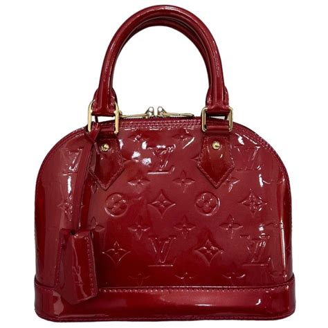 borsa di louis vuitton vernice bordeaux|Alma BB Tela Monogram .